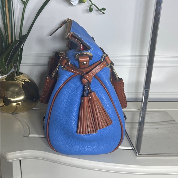 Dooney & Bourke Sky Blue Satchel - Picture 4 of 4